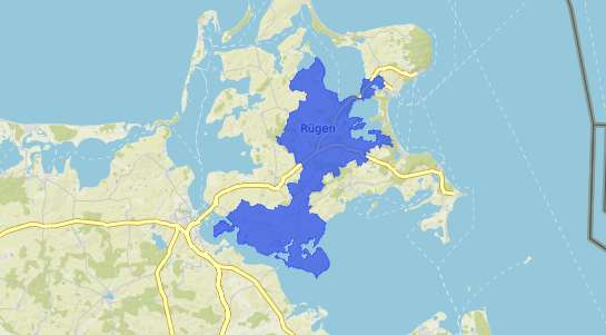 Bodenrichtwertkarte Bergen auf Rügen